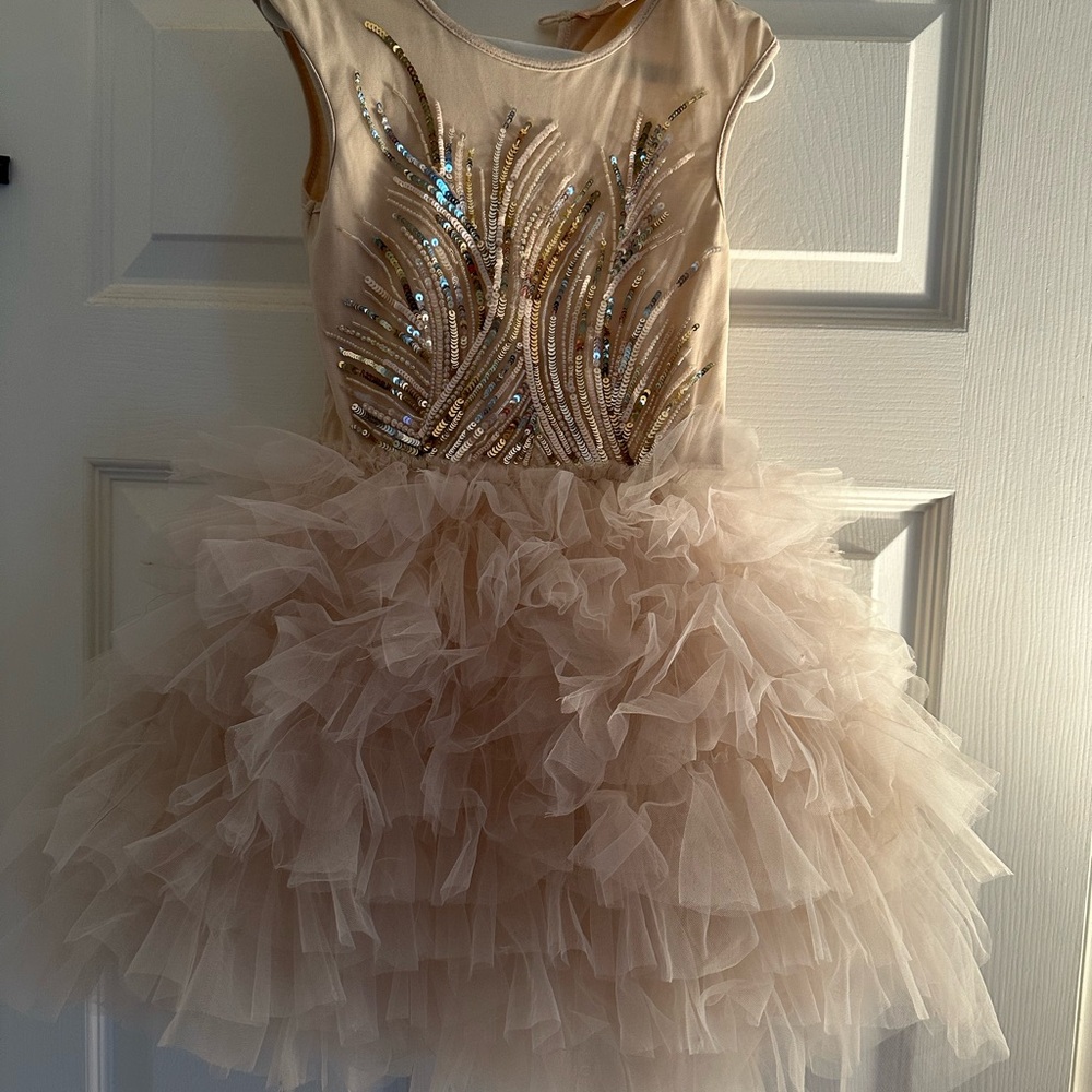 Tutu du Monde 4/5 Gold Sequin Dress